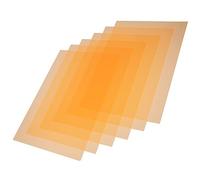 Housoutil 6pcs Sheets Gel Light Filter for Photo Strobe Flash Light Pvc Colour Gels Providing Colour Correction and Eye Movement Control for Stage and Theater