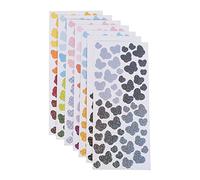 Housoutil 7 Sheets DIY Butterfly Scrapbook Stickers with Glue Decorative Diary Labels for Journaling and Crafts Multi Color Holographic Decals for Handmade Projects and Adults