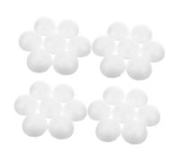 Housoutil 70pcs White Polystyrene Half Foam Balls Small Spheres for DIY Craft Painting Art Festival Supplies Thanksgiving Holiday Decoration Projects