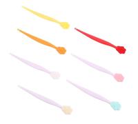 Housoutil 7pcs Cat Paw Shape Silicone Face Scrubber for Gentle Exfoliation and Blackhead Removal Soft Dual-sided Nose Pore Deep Cleaning Brush for All Skin Types Lightweight Travel-friendly