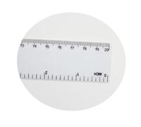 Housoutil 8 pcs Plastic Straight Rulers Dual Scale Measuring Tools for Students Artists Architects Hard Geometry Tools for School Office Home Use