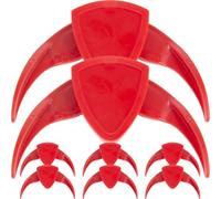 Housoutil 8pcs Manual Sunflower Seed Peeler Nut Opener Set, Portable Plastic Sheller Tool with Finger Protection, Reliable Melon Seed Opener for Easy Shelling at Home