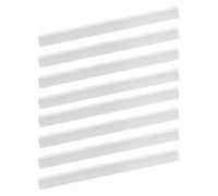 Housoutil 8pcs Rubber Dustpan Lip Replacement Strip for Household and Commercial Cleaning, Sturdy Edge Protector Strip that Provides Tight Seal and Protects Floors