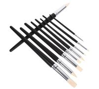 Housoutil 9pcs Clay Plastic Handle and Rubber Pen Head for Clay Featuring Carving and Shaping Functions, for Painting and Colour Shapers in Art Crafts