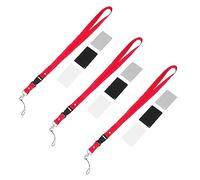 Housoutil 9Pieces Custom Calibration Exposure Photography Cards with Lanyard Scratch Neutral Grey for Accurate Camera White Balance