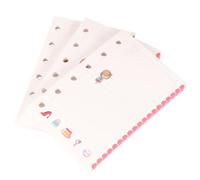 Housoutil A7 Loose-Leaf Paper Refill 3pcs with Colorful Large Blank Pages for School and Office Planner Inserts