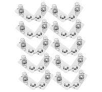 Housoutil Aa Battery and for Stable Conductive Transmission Fit Design 100pcs Spring Contact Plates Manganese Steel Material Battery Compartments Flashlights for DIY Electronics Projects
