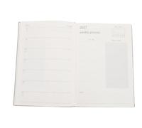 Housoutil Academic Year Planner with Annual Layout and Flexible Scheduling A5 Daily and Weekly Monthly Scheduler Smooth Writing Experience Paper Notebook for Office and School Use