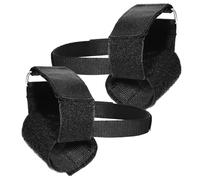 Housoutil Adjustable Dumbbell Foot Straps 1 Pair Weight Lifting Ankle Bands for Leg Extensions and Tibialis Training Workout Fitness Accessory