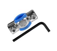 Housoutil Adjustable Office Chair Clamp Saver with Rubber Pad and Hex Wrench Stainless Steel Height Protection Device to Stop Chair Sinking Replacement Kit for Office Φ