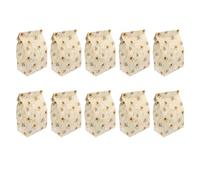Housoutil Adorable Snack Bags 10 Pcs Honey Bee Pattern Paper Bags for Treats and Goodies at Celebrations and Showers