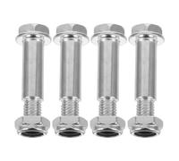 Housoutil Air Compressor Hub Bolt Replacement for DIY Pneumatic Wheel Replacement 4pcs 12mm Iron Wheel Caster Bolt with High Durability and Stable Installation and Home Air Compressor Tools
