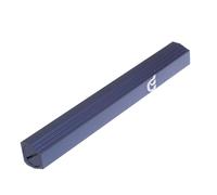 Housoutil Aluminum Mezuzah Case for Door 12.5Cm Blue Non-Perforated Adhesive Judaica Scroll Holder for Jewish Home and Doorpost Blessing