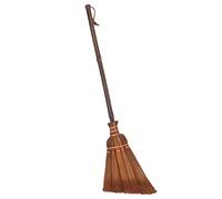 Housoutil Asian Straw Brooms Thai Natural Grass Broom Whisk Sweeping Cleaning stick for Courtyard Garage Kitchen Office Floor Dust