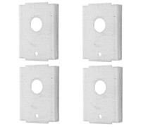 Housoutil Bi-fold Door Hardware Repair Kit for 1-3/8 Inch Doors with Deformation Resistant Design Extends Service Life Suitable for Office and Residential Use
