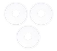 Housoutil Bicycle Flywheel Guard White Plastic Rear Sprocket Protector 3pcs