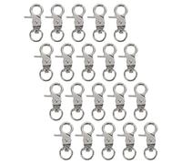 Housoutil Bird Cage Door Lock Clips Swivel Snap Hooks for Pet Birds and Chickens 50pcs Zinc Alloy Heavy Duty with Quick Installation and Anti Escape Design for Chicken Coop Security