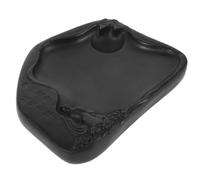 Housoutil Black Chinese Ink Stone Inkslab for Writing and Calligraphy Practice, Smooth Surface Stone Material with Delicate Craftsmanship, Lightweight Ink Holder for Painters and Teachers