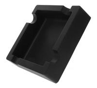 Housoutil Black Silicone Smoking Ashtray with Convenient Cleaning without Burr Features, Stylish and Unique Square Ash Tray Suitable for Indoor Use in Ktv and Bar Settings