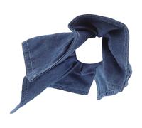Housoutil Blue Bow Elastic Scrunchies Hair Ties for Women, Fabric Material with Strong Hold, Versatile Dark Color Hair Accessory for Creating A Variety of Hairstyles