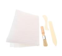 Housoutil Book Binding Cloth Kit for Ancient Text Restoration Durable Book with Bone Folder and Repair Cloths Complete Bookbinding Supplies for Professional Repair and Binding