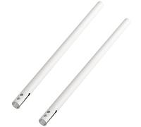 Housoutil Boom Sticks Ceiling Fan Extension Rod: 2pcs Chandelier Light Extension Poles long Extension Downrod for Ceiling Fans Pendant Light Extension Rod
