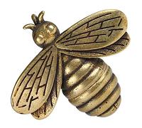 Housoutil Brass Bee Charm Pendant Premium Key Chain Decoration Unique Hand Painted Design for Personal Collection Durable Stylish Bee Ornament