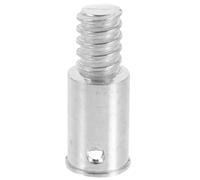 Housoutil Broom Handle end Replacement tip, Metal Thread tip, Aluminum Alloy, 25mm Inner Diameter, Smooth Surface, Fits Various Mop Heads, Prevents Breaking, for Various Occasions