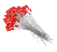 Housoutil Cable Sealing 100pcs Seals Metal Numbered Security Crimson Tags, Anti-Tamper Abs Strips, Self-Locking Pull Tight Seals for Container, Trailer Cargo Shipping