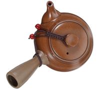 Housoutil Ceramic Household Water Kettle with Easy to Fill Water Feature and Comfortable Feel, Simple and Generous Shape in Assorted Colours, for Use at Home Or in The Office Random Color