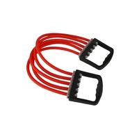 Housoutil Chest Expander Adjustable Spring Exerciser Mixed Color Latex Plastic Elastic Material Overhead Pull Down Men Strengthen Chest Arms Shoulders Fitness Exercises at Home or Office