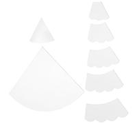 Housoutil Christmas Tree Sewing and Quilting Accessories, 1 Set Christmas Tree DIY Sewing Pattern Template, Quilting Template Ruler for Craft