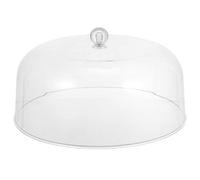 Housoutil Clear Cover Baking Cake Clear Cake Dome Cover Acrylic Cloche Dome with Knob Handle Dessert Cake Display Cover Lid Food Plate Lid Platter Cover for Home Restaurant Clear Dessert Cover