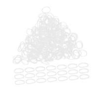 Housoutil Clear Elastic Hair Bands Rubber Ties for All Hair Types Damage and Convenient for Everyday Use and Special Events