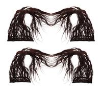 Housoutil Clip-in Wavy Hair Topper Thick Hair Extensions for Women 4pcs with Soft Realistic Texture and Effortless Styling Invisible Hairpieces Natural Volume for Daily Looks and Cosplay