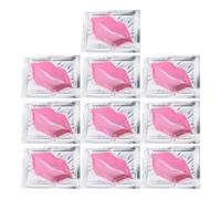 Housoutil Collagen Nourishing Hydrating Lip Mask Pad for Effective Repair 15pcs Moisturizing Lip Care Mask to Refresh and Plump Skin Soft Pink Pads for Daily Use