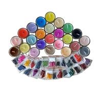 Housoutil Colors Wax Dye Flakes Each Vegan Candle Dye Chips for DIY Candle Making Safe for Skin Contact for Soy Molds Vibrant Colors for Scented