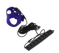 Housoutil comfortable bunny harness and leash set for ferret, artificial leather, easy to use, prevents pet from getting lost, with leash, 1 set for outdoor use
