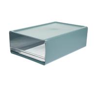 Housoutil Convenient Blue Hips Storage Box with Drawer for Home and Office Use, Strong Load-bearing Household Storage Container for Small Stuff Classification and Desktop Organisation