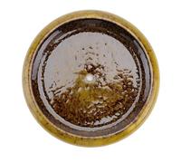 Housoutil Creative Yellow Ceramic Hydroponic Flower Pot Drainage Hole, Succulent and Daffodil Planter for Indoor Garden and Home Décor