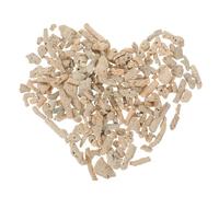 Housoutil Crushed Coral Filter Media 1.18X1.18X0.20 Inch Natural Bone Decoration for Freshwater Aquarium Gravel Fish Tank Purification and Aquatic Landscape