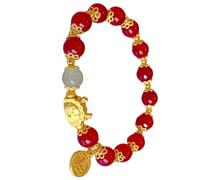 Housoutil Crystal Dragon Year Bracelet Fashion Bracelet Simple Novelty Beautiful Use Practicality for Friends and Families Birthday Christmas
