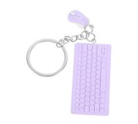 Housoutil Cute Mini Keyboard and Mouse Keychain Pendant Lightweight Tech Charm for Backpack Purse Car Keys Aesthetic Cartoon Key Ring Teens