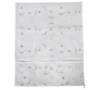 Housoutil Daisy Flower Pattern Fridge Top Dust Cover Magnetic Refrigerator Appliance Cover Oil for Washing Machine