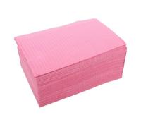 Housoutil Disposable Cleaning Pads Portable and 125pcs Made of Wood Pulp, Pink Tablecloth Sheets for Nail and Makeup Use for Personal Use, Hygiene Tattoo and Dental Supplies