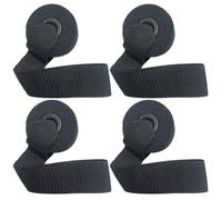 Housoutil Door Fitness Door Buckle 4Pcs Heavy Duty Training Strap with Thick Pad Resistance Band Anchor for Home Gym Exercise