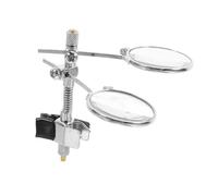 Housoutil Double Lens Magnifying Glass Clip on Eyeglass Frame 5X Magnifier for Precision Watchmakers and Jewelers