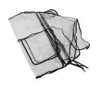 Housoutil Double Stroller Rain Cover with High Transparency PVC, Full Surround Protective Shield for Twin Stroller, Waterproof and Windproof, Easy Removal for Weekend Outings and Travel