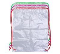 Housoutil Drawstring Bag Cotton Material Water-resistant and Easy to Wipe, Suitable for Concert and Travel Use, for Office Workers and Sports Fans Random Color