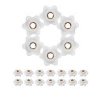Housoutil Drive Rollator Replacement Parts 20Pcs M6 Handrail Adjustment Knobs Copper Core for Elderly Walker Accessories